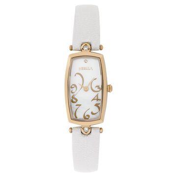 Titan Nebula Calligraphy Quartz Analog 18 Karat Solid Gold Watch for Women