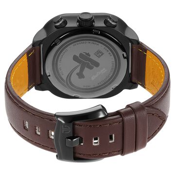 Titan Octane Aerobatics Green Dial Chronograph Leather Strap watch for Men