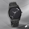 Fastrack Stunners Quartz Analog Blue Dial Metal Strap Watch for Guys
