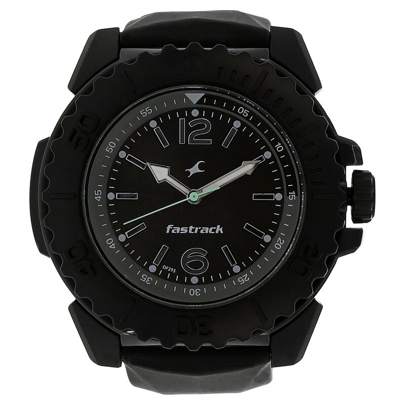 Fastrack Quartz Buy Online Fastrack Quartz Analog Black Dial Silicone Strap Watch for ...