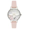 Olivia Burton Quartz Analog White Dial Leather Strap Watch for Women - image number 0