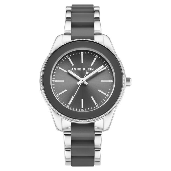 Anne Klein Quartz Analog Grey Dial Stainless Steel Strap Watch For Women - image number 0