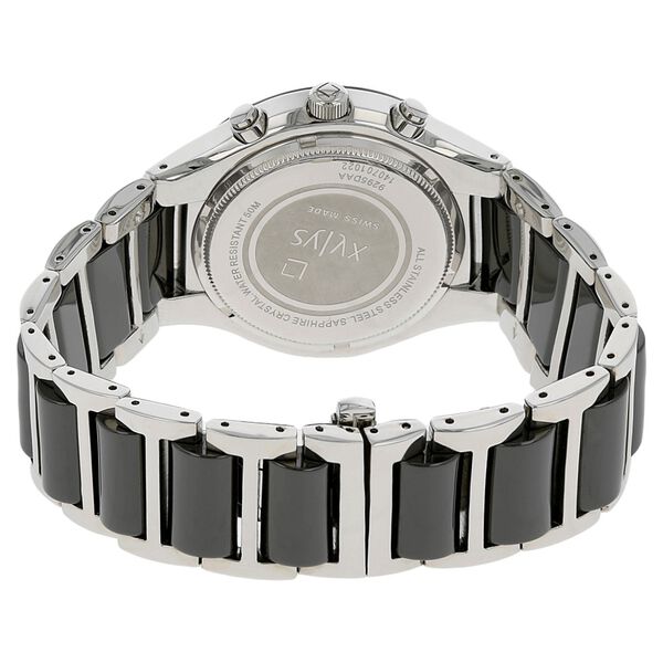 Xylys Swiss Chronograph Two Toned Stainless Steel And Ceramic Strap and Blue Dial Watch For Men - image number 3