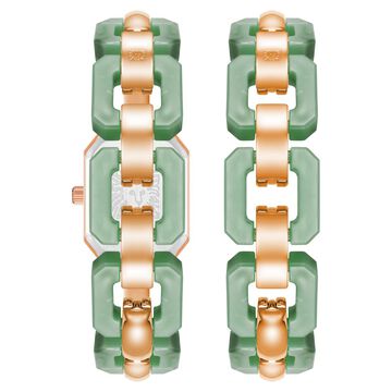 Anne Klein Quartz Analog Green dial Metal Strap Watch for Women