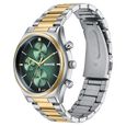 Sonata Festive Quartz Multifunction Green Dial Two Toned Metal Strap Watch For Men - image number 2