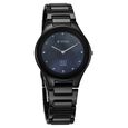 Titan Edge Ceramic Quartz in Glossy Black with Diamonds and Rich Mother of Pearl Dial Watch for Women - image number 1