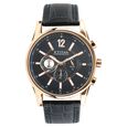 Titan Quartz Chronograph Blue Dial Leather Strap Watch for Men - image number 0
