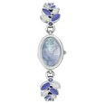 Titan Raga Blue Dial Women Watch With Metal Strap