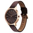 Titan Neo Quartz Analog Maroon Dial Leather Strap Watch For Women - image number 2