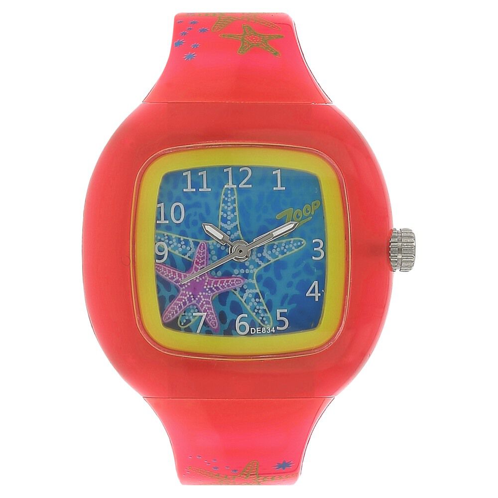 Zoop By Titan Quartz Analog Blue Dial PU Strap Watch for Kids