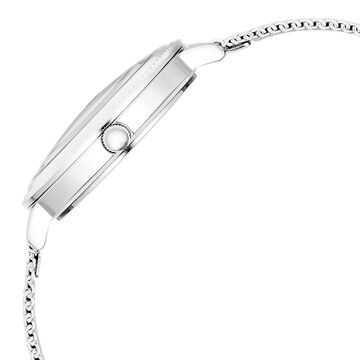 Fastrack Stunners X Quartz Analog Pink Dial Stainless Steel Strap Watch For Girls