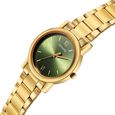 Sonata Classic Quartz Analog Green Dial Golden Stainless Steel Strap Watch for Men - image number 2