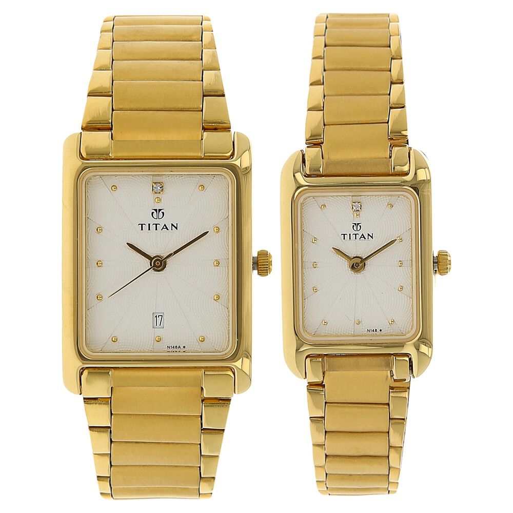 Titan watch pair price list new arrivals