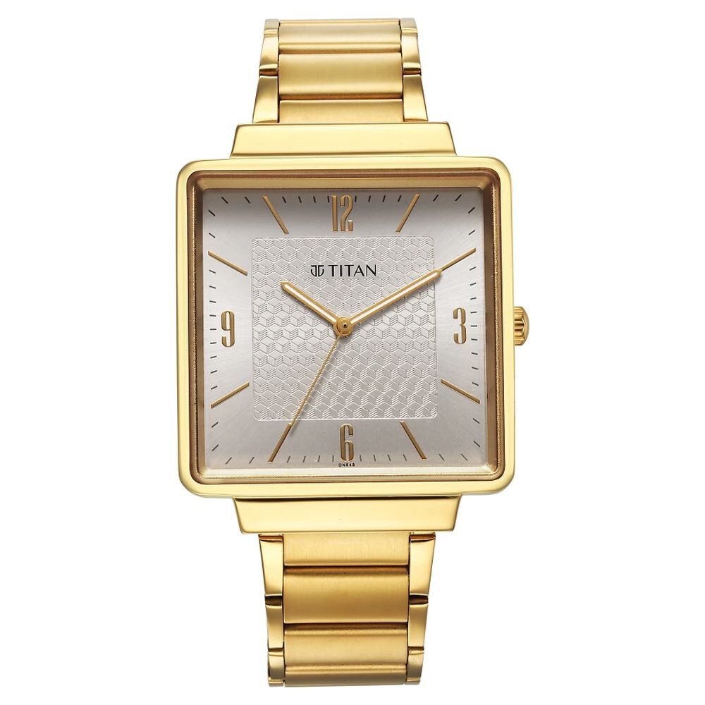 Buy Online Titan Karishma Silver Dial Watch for Men nr10005ym02