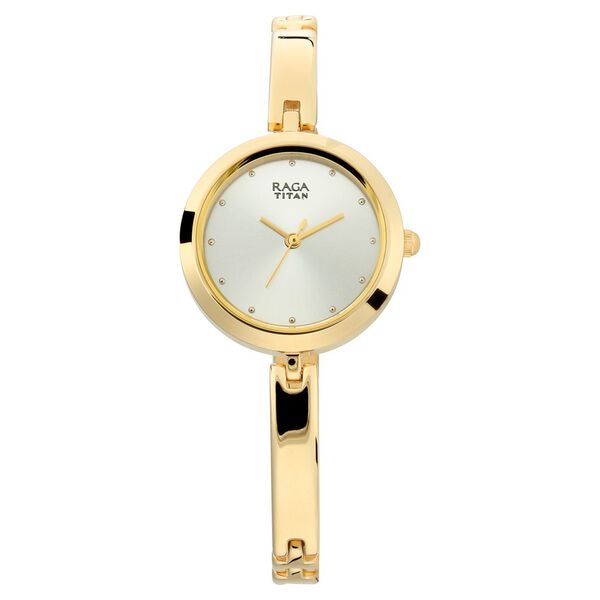 Titan Raga Viva Silver Dial Women Watch With Metal Strap - image number 0