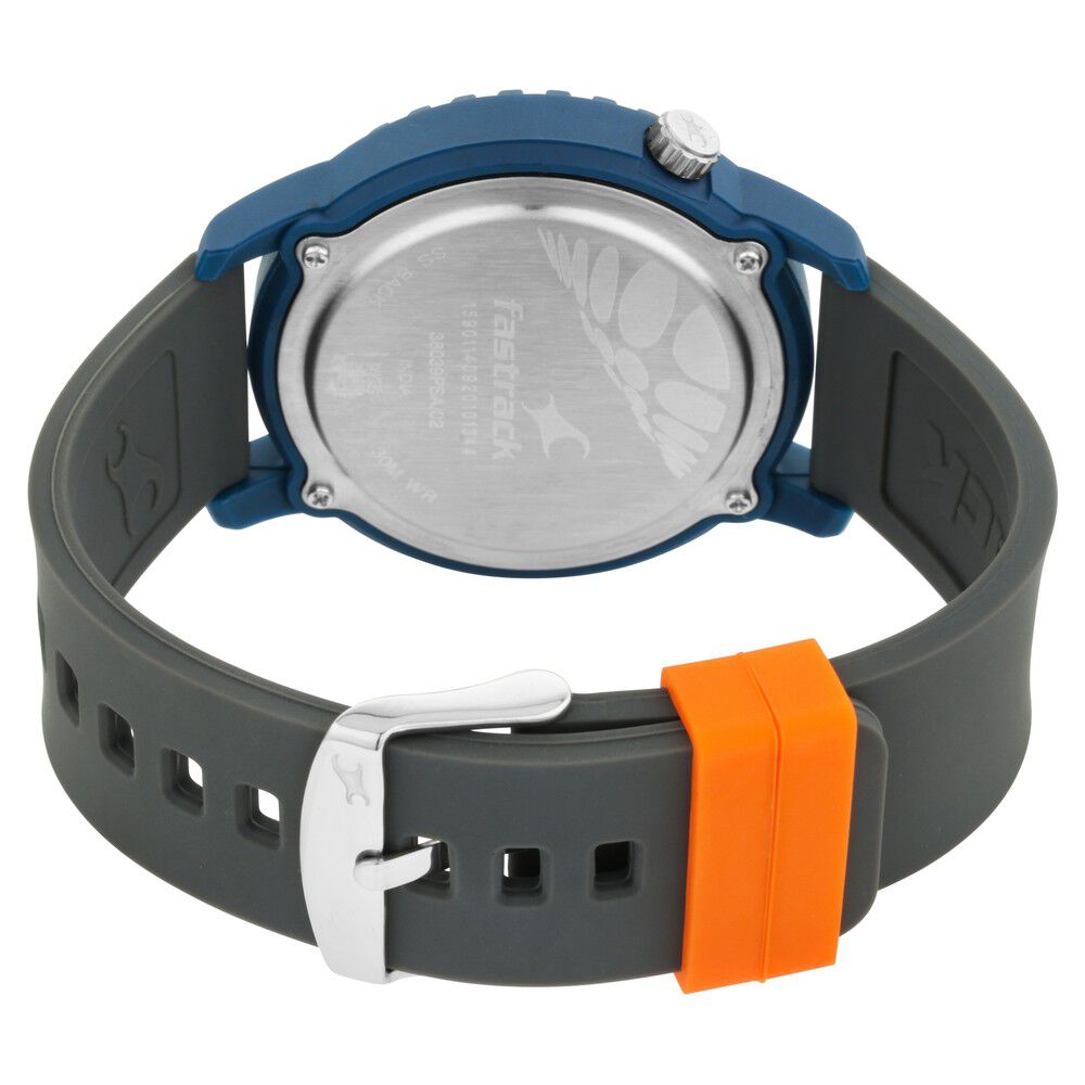 Fastrack Lockdown Quartz Analog Black Dial Silicone Strap Unisex Watch