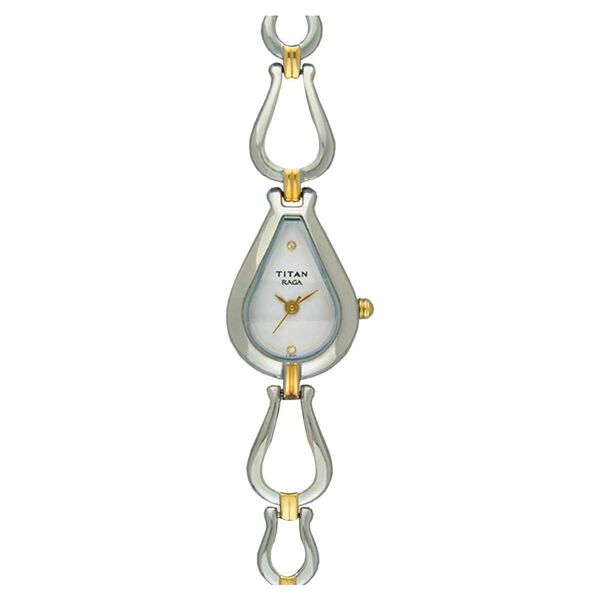 Titan Quartz Analog White Dial Watch for Women - image number 0
