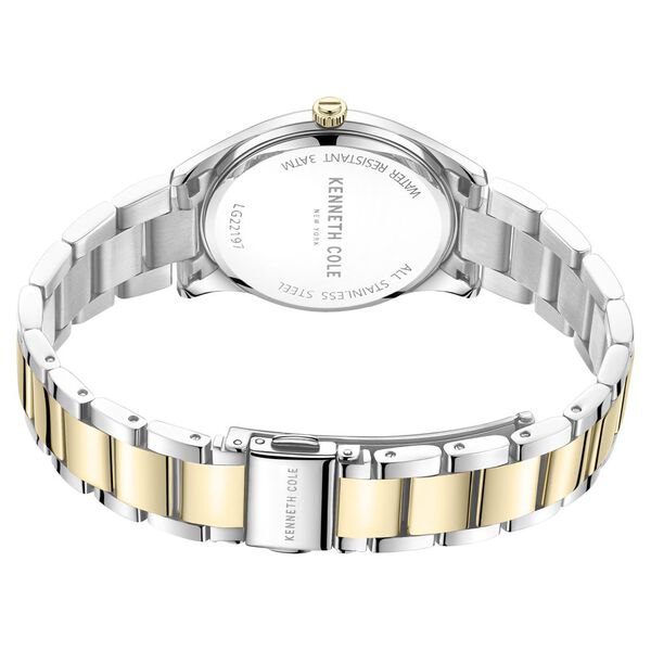 Kenneth Cole Quartz Analog Black Round Dial Silver Stainless Steel Strap Watch For Women - image number 4