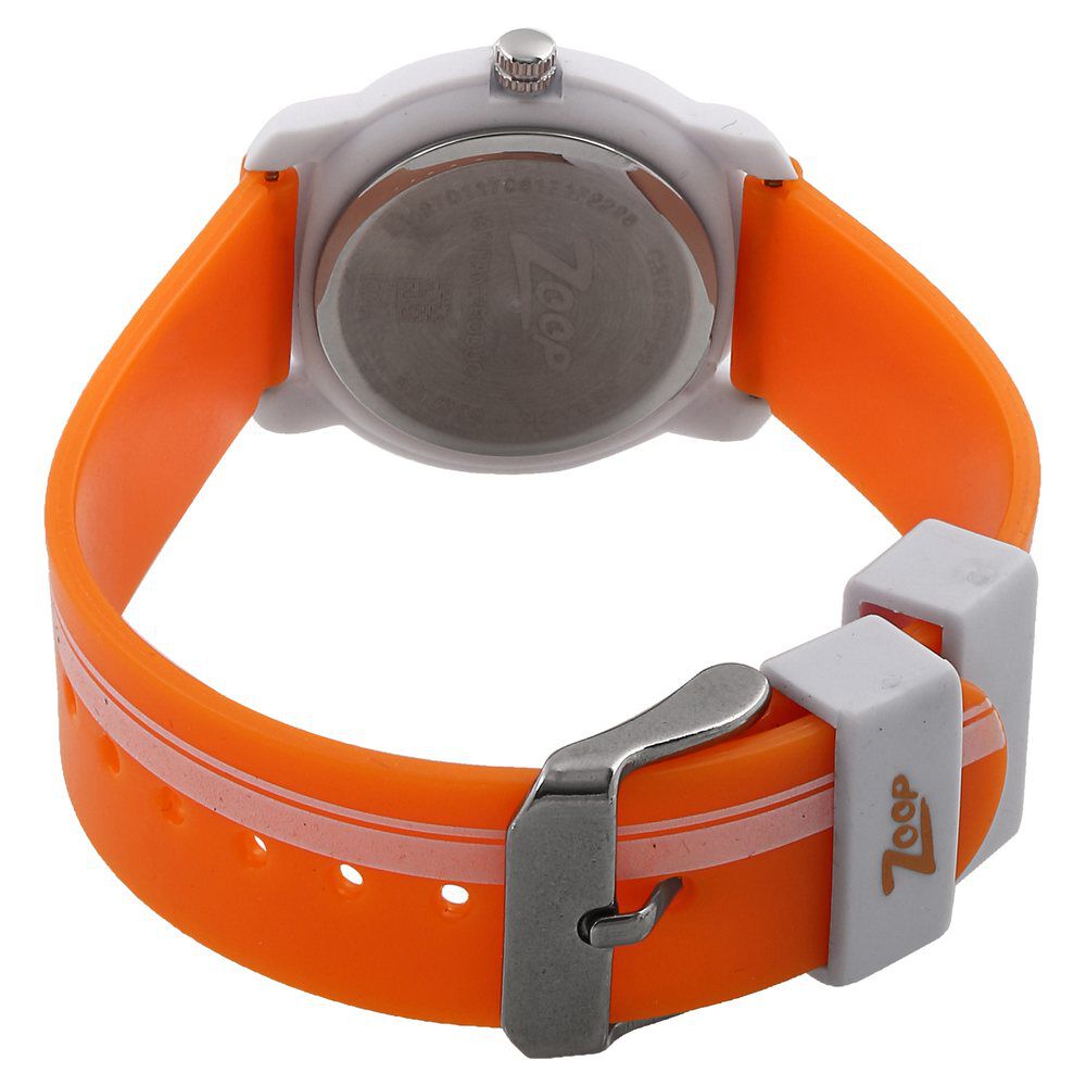 Buy Online Zoop By Titan Quartz Analog Orange Dial Plastic Strap