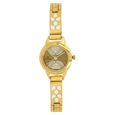 Titan Quartz Analog Black Dial Stainless Steel Strap Watch for Women
