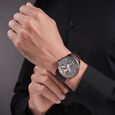 Police Quartz Analog Grey Dial Brown Leather Strap Watch For Men - image number 4