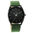 Fastrack After Dark Black Dial Green Leather Strap Watch for Guys - image number 1