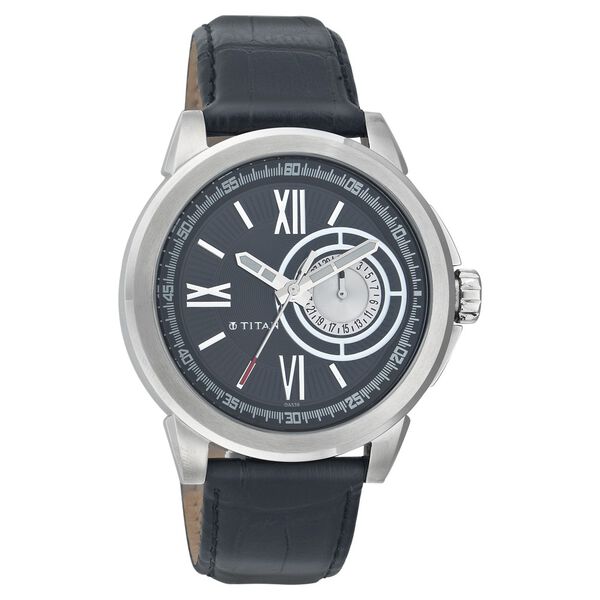 Titan Quartz Analog Black Dial Watch for Men - image number 0
