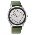 Titan Quartz Analog Silver Dial Leather Strap Watch for Men - image number 0
