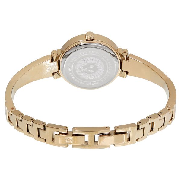 Anne Klein Quartz Analog Black Dial Leather Strap Watch for Women - image number 3