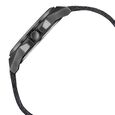 Sonata Poze Quartz Analog Black Dial Black Denim Leather Strap Watch For Men - image number 5