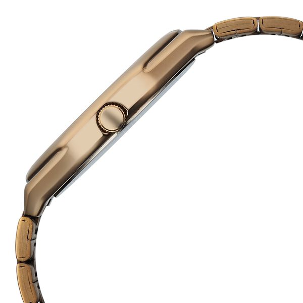 Vyb Nimbus By Fastrack Quartz Analog Grey Dial Brown Metal Strap Watch For Guys - image number 4