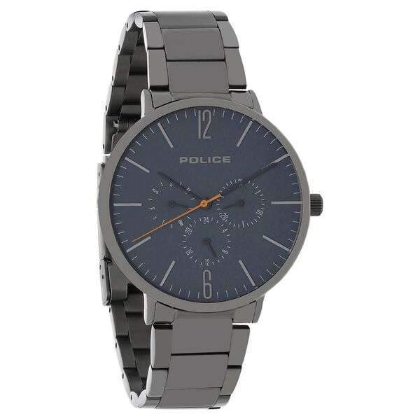 Police Quartz Multifunction Blue Dial Stainless Steel Strap Watch for Men - image number 1