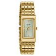 Poze Poze Quartz Analog Green Dial Golden Metal Strap Watch For Women - image number 2