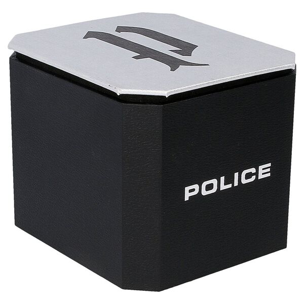 Police Quartz Multifunction Silver Dial Leather Strap Watch for Men - image number 4
