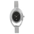 Fastrack Quartz Analog Silver Dial Leather Strap Watch for Girls