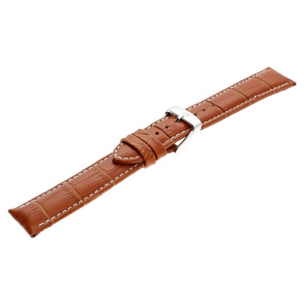 20 mm Tan Genuine Leather Straps for Men - image number 3