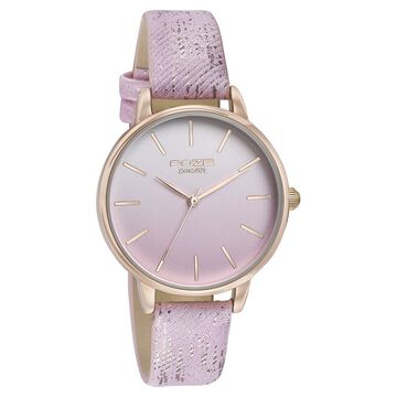 Sonata Poze Quartz Analog Pink Dial Pink Color Leather Strap Watch For Women