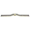 20 mm Black & Golden Ceramic & Metal Strap for Men - image number 1