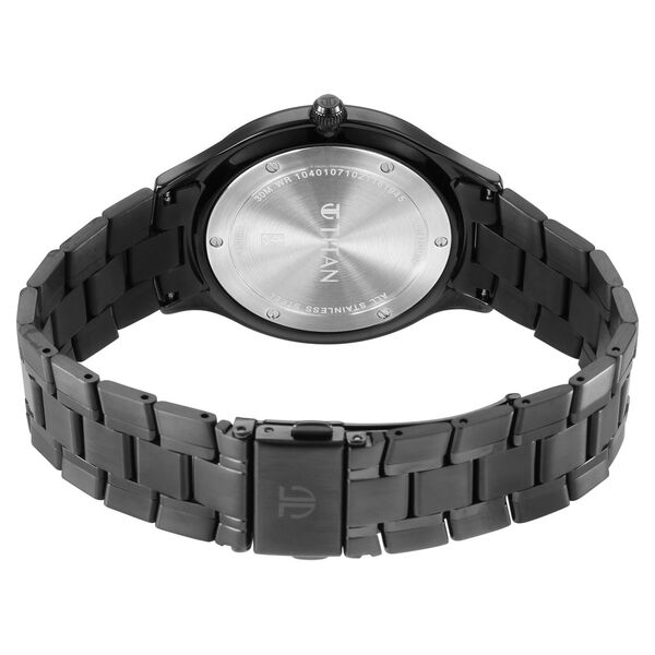 Titan Classique Slimline Anthracite Dial Analog with Date Stainless Steel Strap watch for Men - image number 4