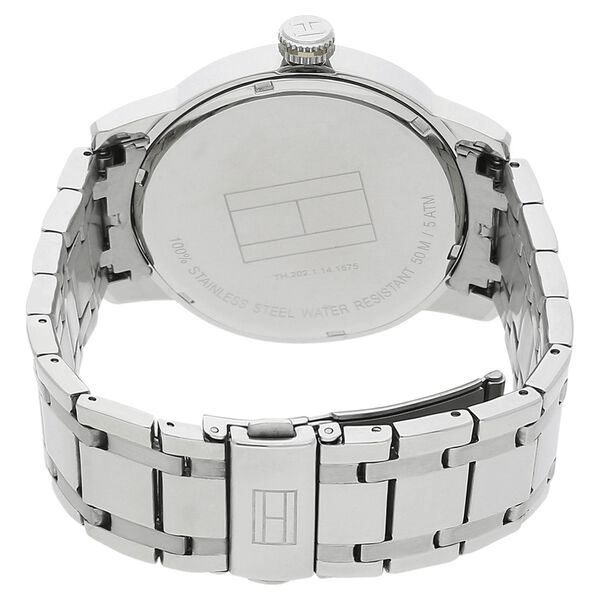 Tommy Hilfiger Quartz Analog White Dial Metal Strap Watch for Men - image number 3