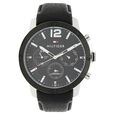Tommy Hilfiger Quartz Multifunction Black Dial Leather Strap Watch for Men - image number 0