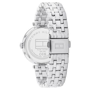 Tommy Hilfiger Quartz Analog Silver Dial Silver Stainless Steel Strap Watch for Women