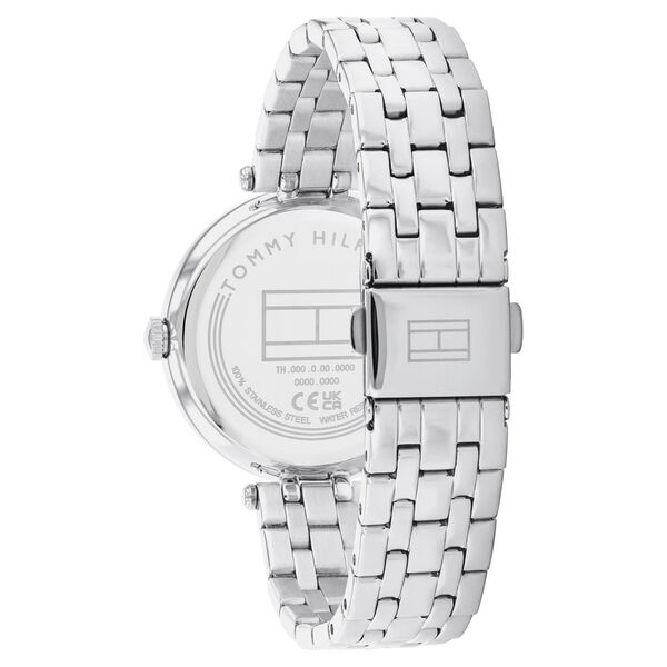 Tommy Hilfiger Quartz Analog Silver Dial Silver Stainless Steel Strap Watch for Women - image number 2