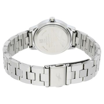 Fastrack Fundamentals Quartz Analog Blue Dial Stainless Steel Strap Watch for Girls