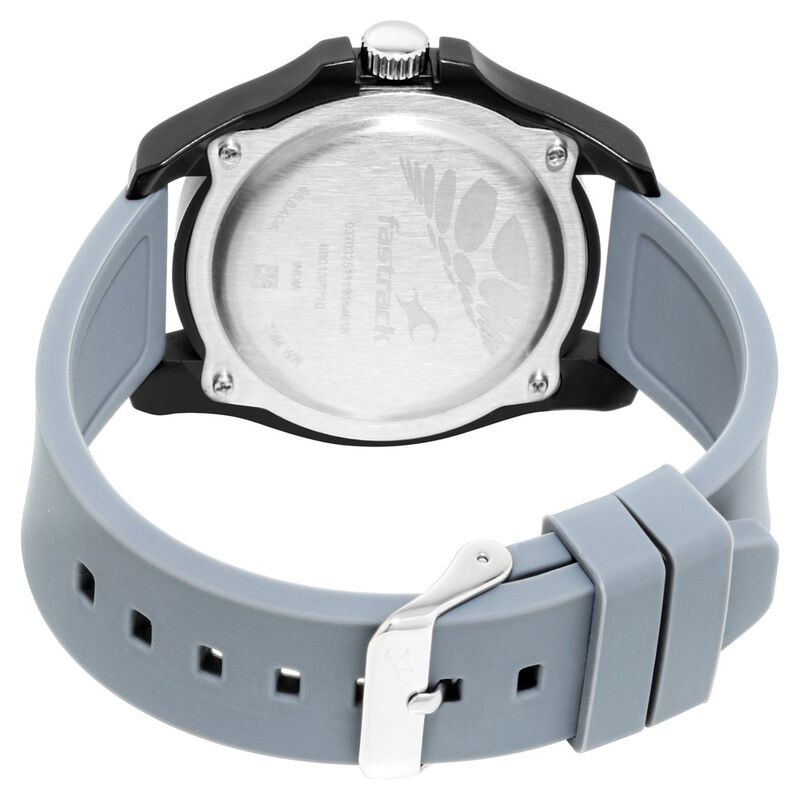 Fastrack Fastfit Quartz Analog Grey Dial Silicone Strap Unisex Watch - image number 4