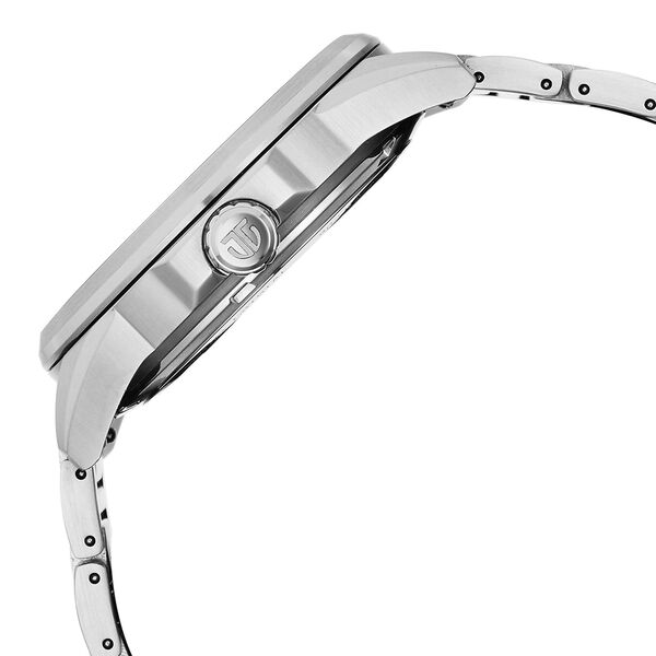 Titan Aion Concealed Automatic Analog with Power Reserve Indicator White Dial Silver Stainless Steel Strap Watch for Men - image number 3