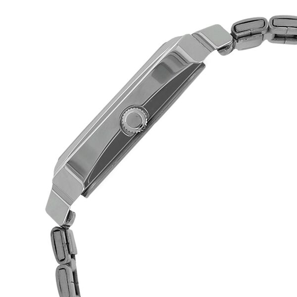 Titan Quartz Analog with Day and Date Silver Dial Silver Stainless Steel Strap Rectangular Shaped Watch For Men - image number 2