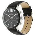 Tommy Hilfiger Quartz Multifunction Black Dial Leather Strap Watch for Men - image number 1
