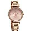 Vyb Diva By Fastrack Quartz Analog Rose Gold Dial Rose Gold Metal Strap Watch For Girls - image number 2