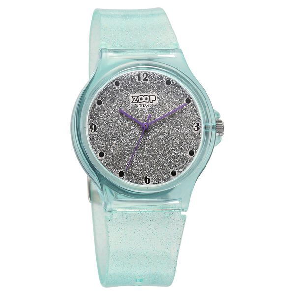 Zoop by Titan Glitter Quartz Analog Grey Dial Polyurethane Strap Watch for Kids - image number 1
